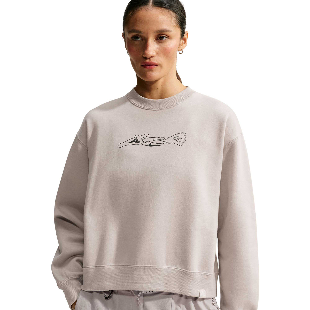 Women's Nike ACG Tuff Fleece - Cream II/Summit White