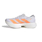 Women's Adizero Adios Pro 4 Running Shoe - Footwear White/Beam Orange/Lucid Red - Regular (B)