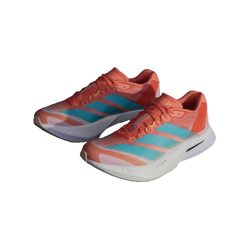 Women's Boston 13 Running Shoe - Semi Coral/Flash Aqua/Flash Orange - Regular (B)