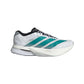 Men's Boston 13 Running Shoe - Ftwr White/Pure Teal/Grey - Regular (D)