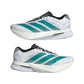 Men's Boston 13 Running Shoe - Ftwr White/Pure Teal/Grey - Regular (D)