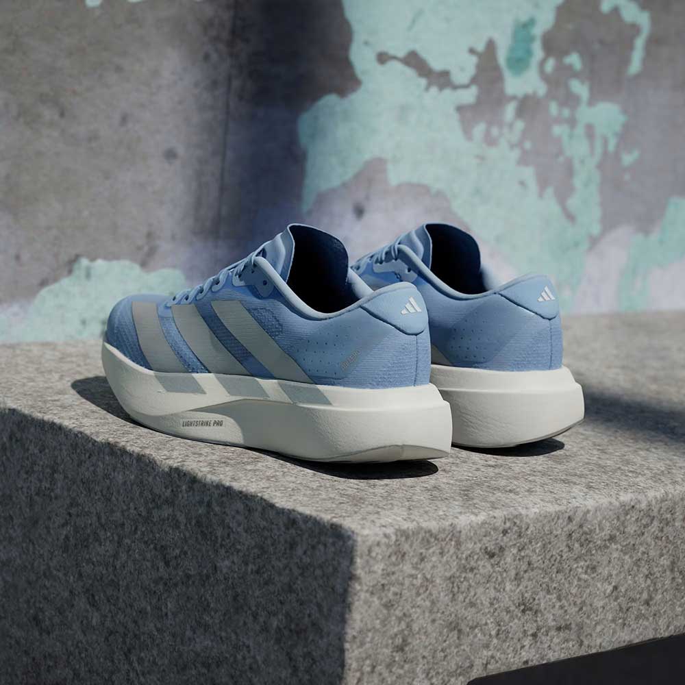 adidas Adizero Evo SL Shoes - Women's - Glow Blue / Silver / Cloud White - 9 adidas Adizero Evo SL Shoes - Women's - Glow Blue / Silver / Cloud White - 9
