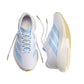 Women's Adizero EVO SL Woven Running Shoe - Footwear White/Clear Blue/Matte Gold - Regular (B)