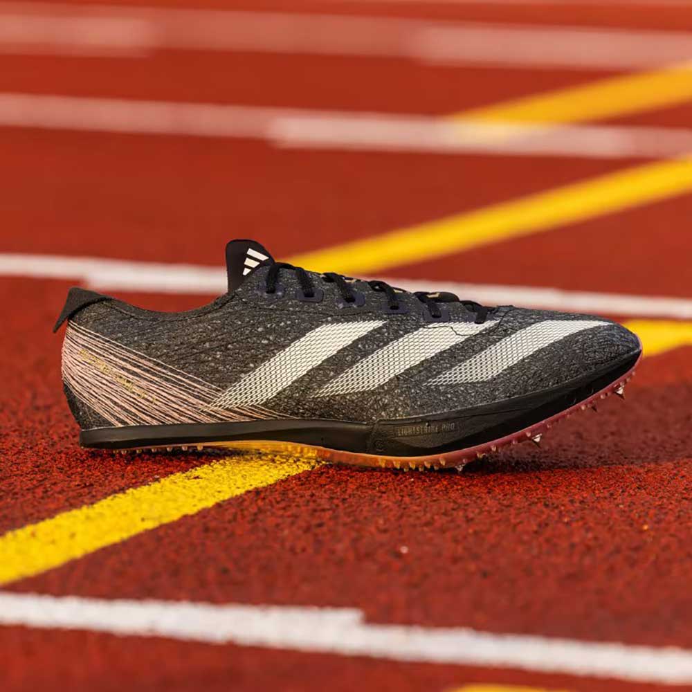 Adidas Adizero Prime SP 3 Strung Shoes Core Black 9 Mens Track Field Shoes