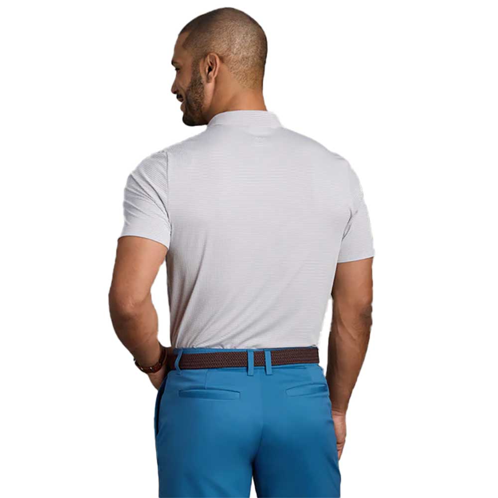 Men's Approach Tech Polo - Sleet Gray Seersucker