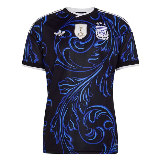 Argentina Away Jersey - Black/Lucid Blue/Blue Burst