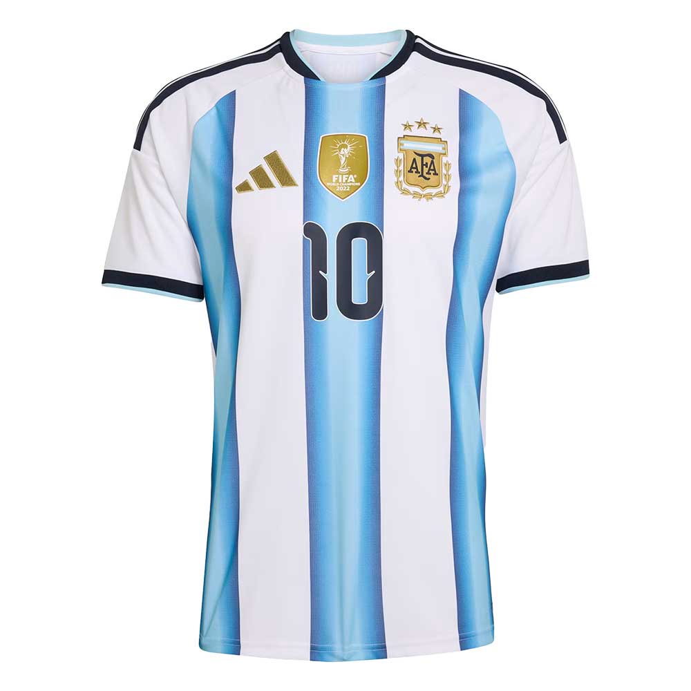 Argentina Messi Home Jersey - White/Icey Blue/Light Blue