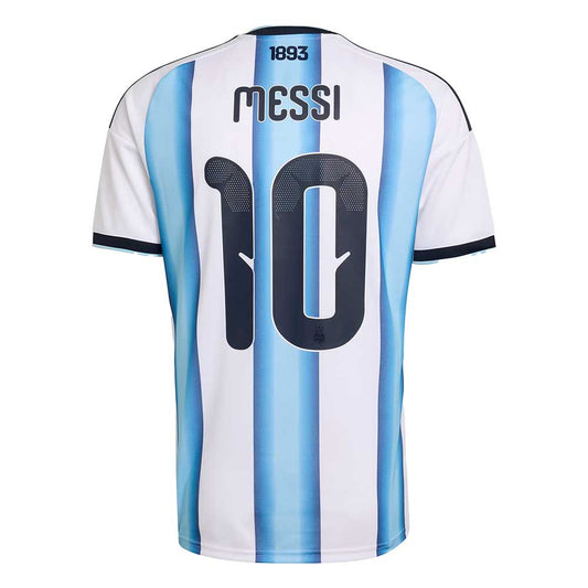 Argentina Messi Home Jersey - White/Icey Blue/Light Blue