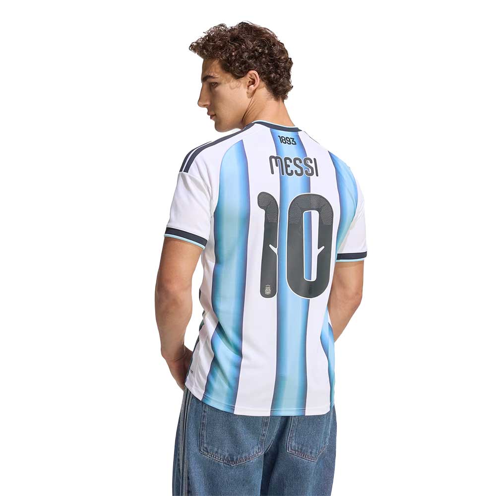 Argentina Messi Home Jersey - White/Icey Blue/Light Blue