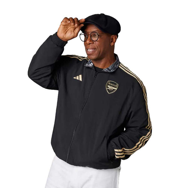 Men s Arsenal Ian Wright Anthem Jacket Black