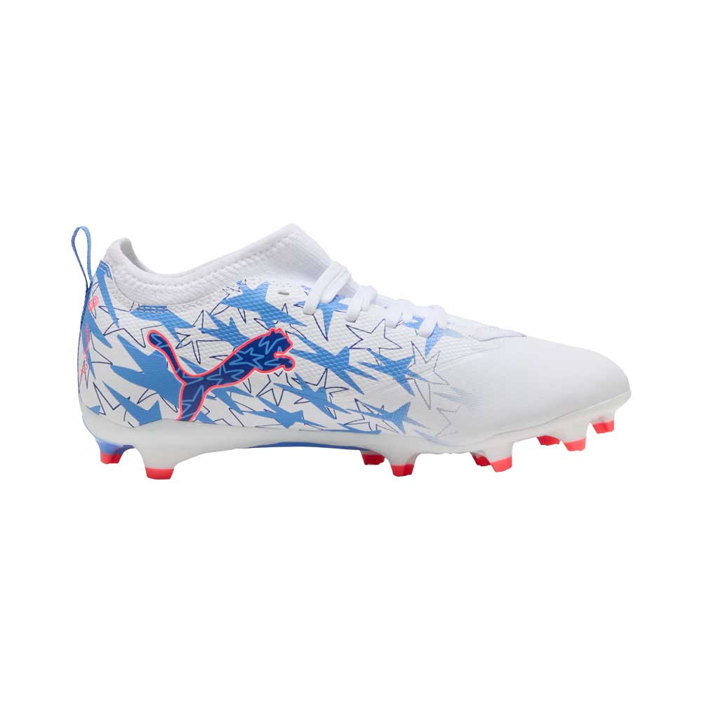 Ultra 6 Match Kidsuper X CP FG/AG JR - Puma White/Pink Lilac/Ducky Blue