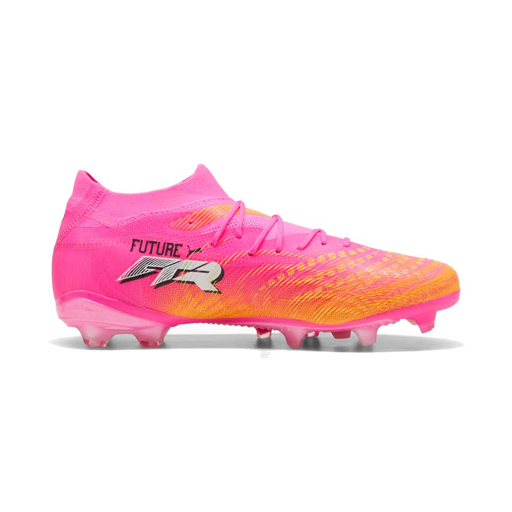 Future 9 Pro FG/AG Soccer Cleat - Poison Pink/Sun Stream/Bright Aqua - Regular (D)