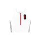 Women's ASICS X Bandit Cadence Zip Front Race Crop - White/White & Black Stripe