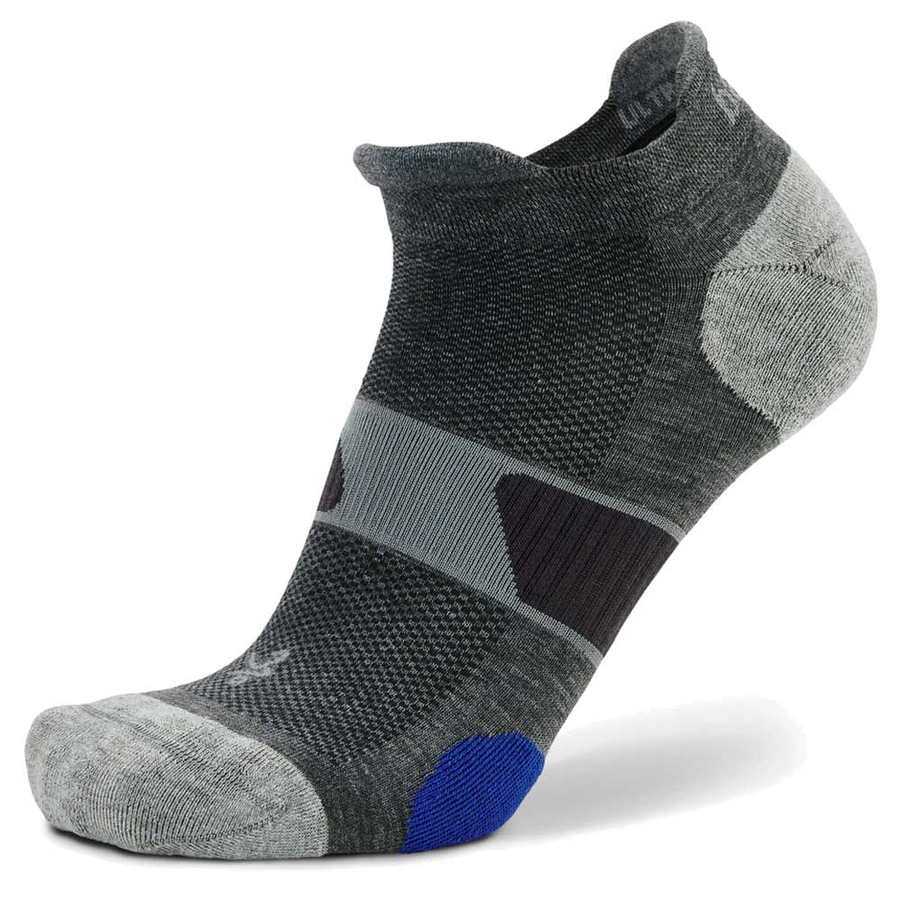 UltraGlide No Show Tab Sock - Grey Heather