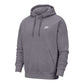 Men's Nike Sportswear Club Fleece Pullover Hoodie - Charcoal Heather