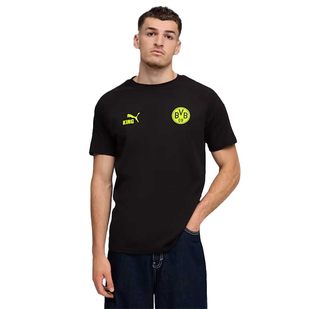 Men's BVB KING Tee - Puma Black-Yellow Alert