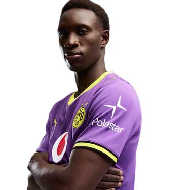 BVB Third Jersey Replica - Purple Glimmer/Yellow Alert