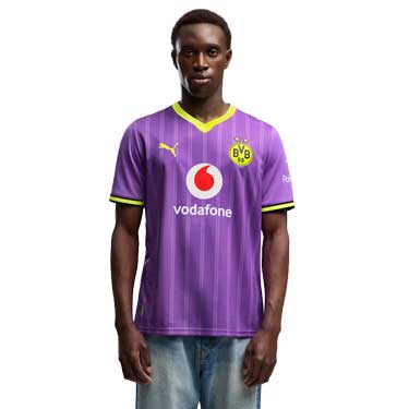 BVB Third Jersey Replica - Purple Glimmer/Yellow Alert