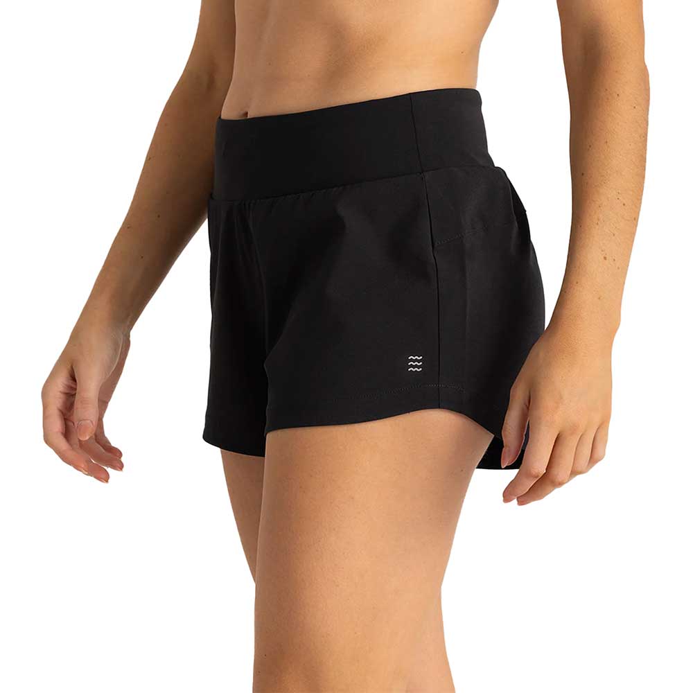 Women's Bamboo-Lined Active Breeze Short 3" - Black