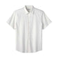 Men's Brezza Linen-Blend Short Sleeve Shirt - White Onyx