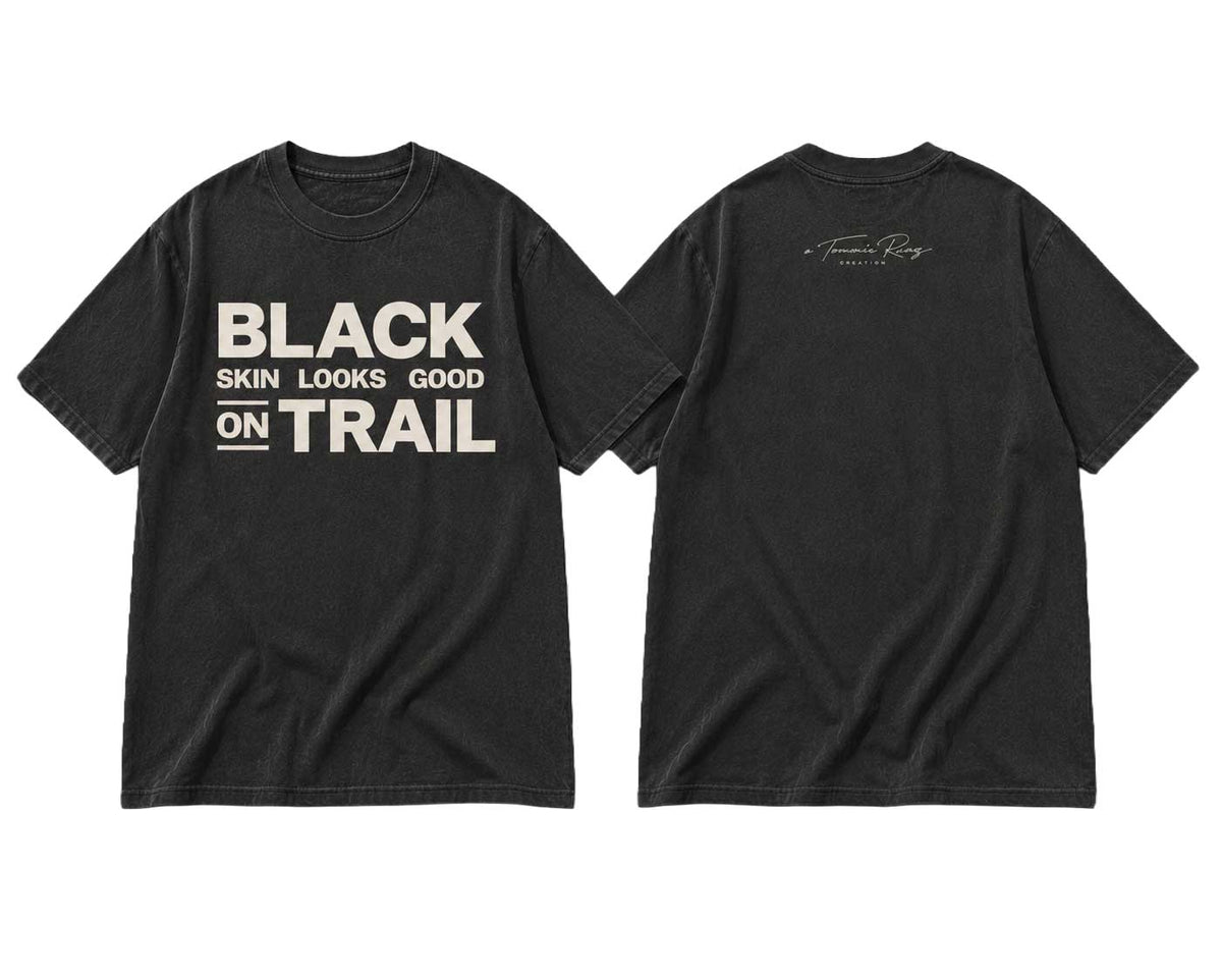 Black Skin Tee - Dark Ash