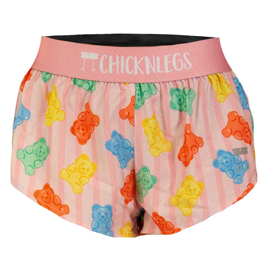 Women's Gummy Bears 1.5" Split Short - Gummy Bears