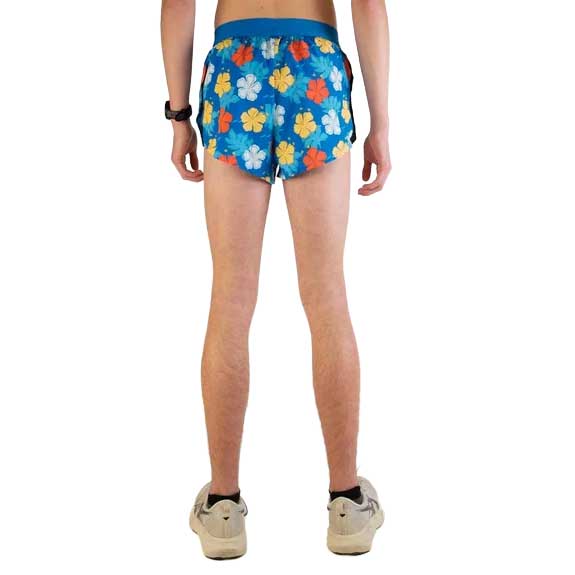 Men's Hawaiian 2" Draw String Split Shorts - Hawaiian Tropical