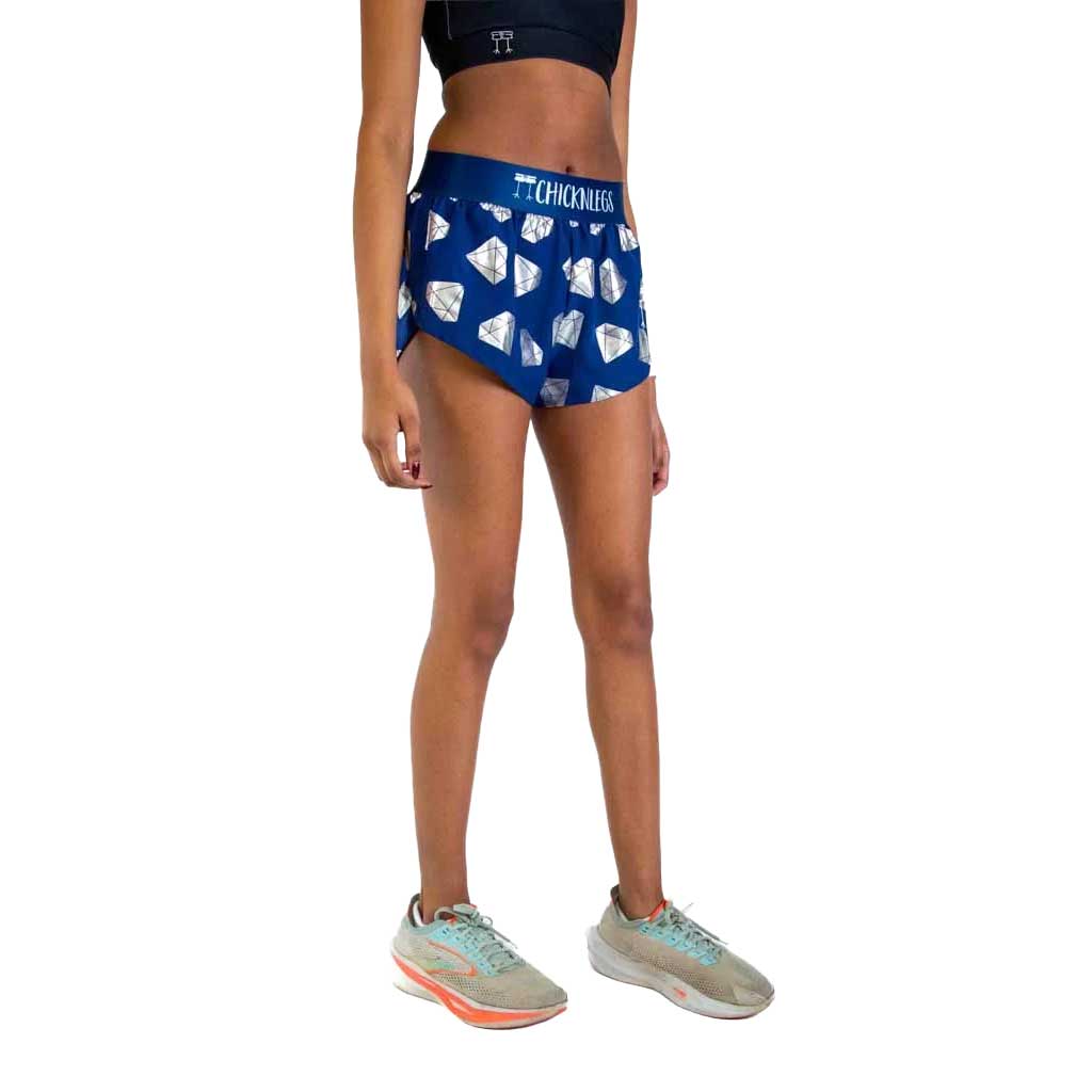 Women's Diamonds 1.5" Split Short - Diamonds