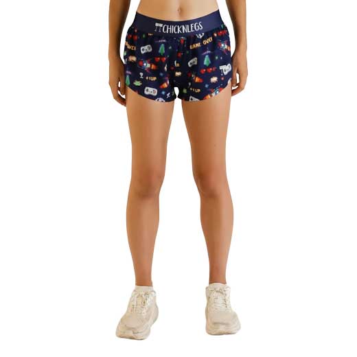 Women's Pixel Invasion 1.5" Split Shorts - Pixel Invasion
