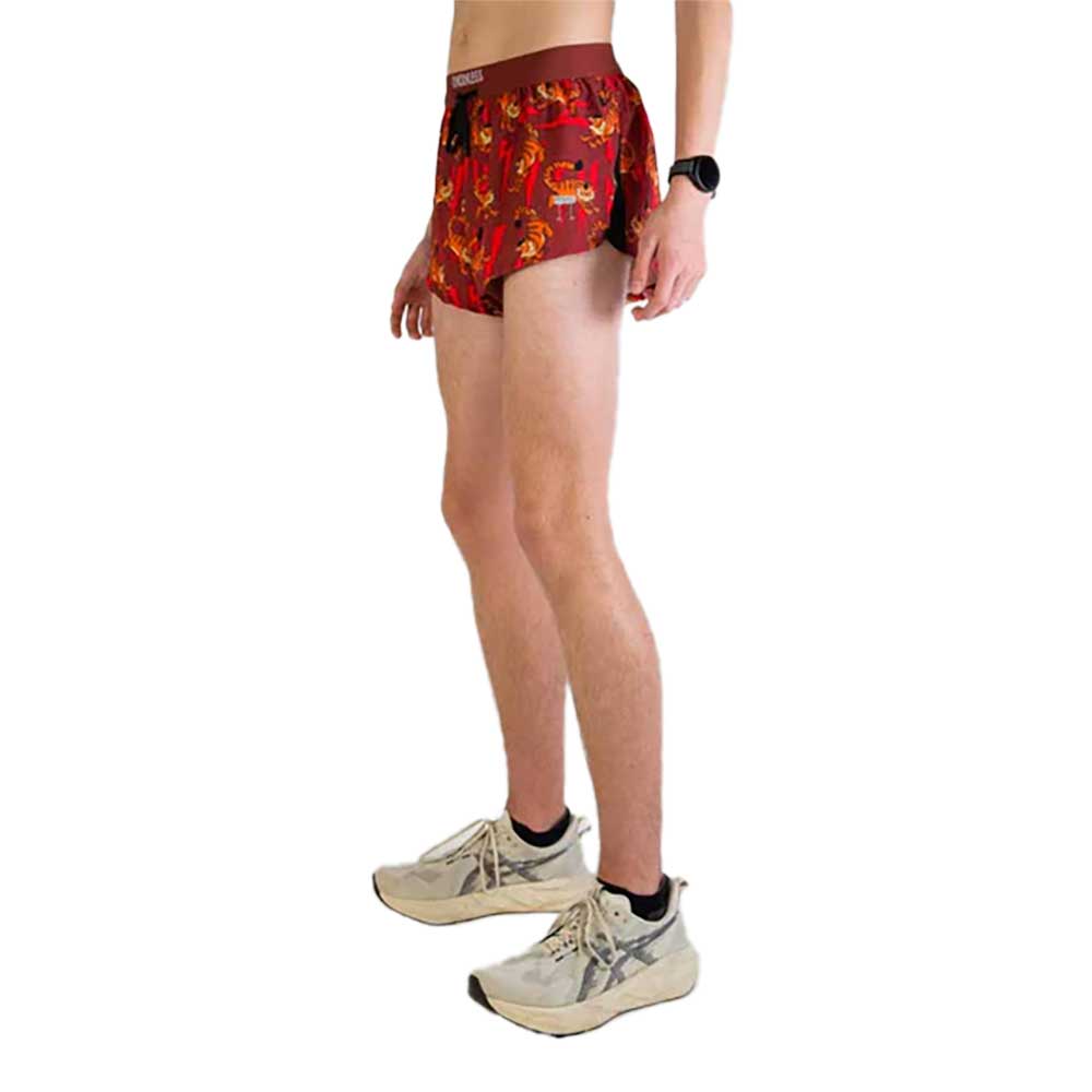 Men's Tigers 2" Draw String Split Shorts - Tigers