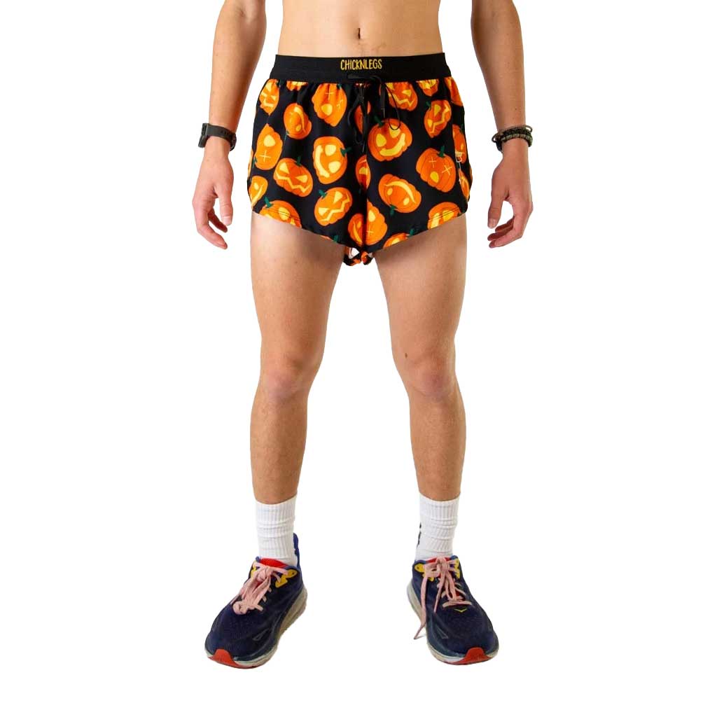 Men's Pumpkins 2" Split Short - Pumpkins