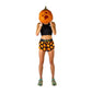 Women's Pumpkins 1.5" Split Short - Pumpkins