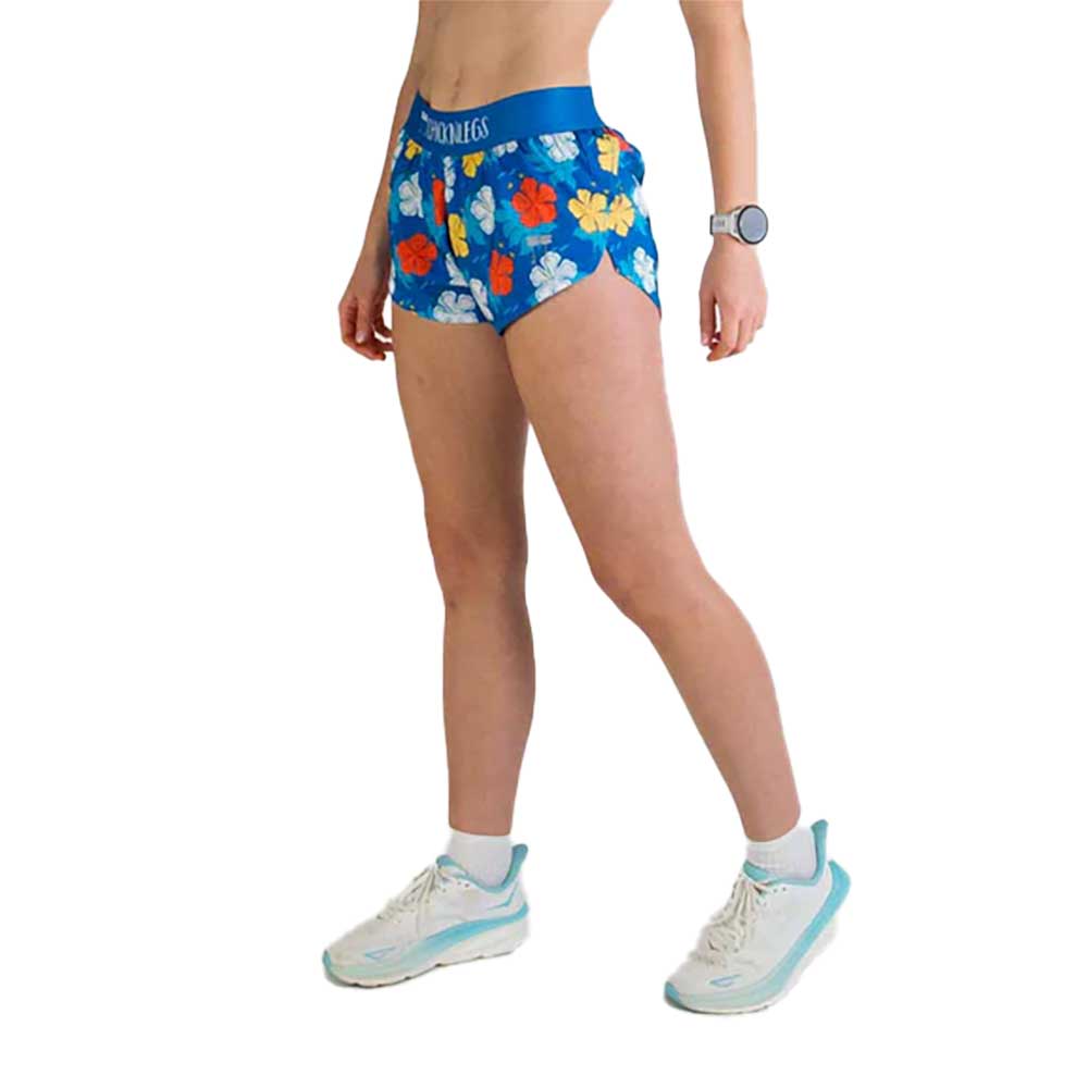 Women's Hawaiian 1.5" Split Shorts - Hawaiian Tropical