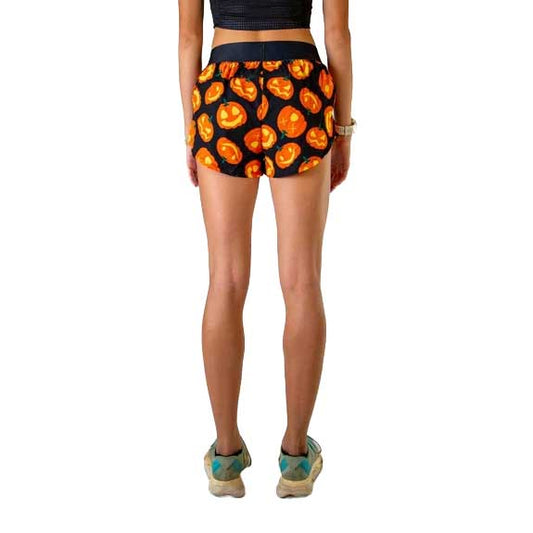 Women's Pumpkins 1.5" Split Short - Pumpkins