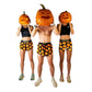 Women's Pumpkins 1.5" Split Short - Pumpkins