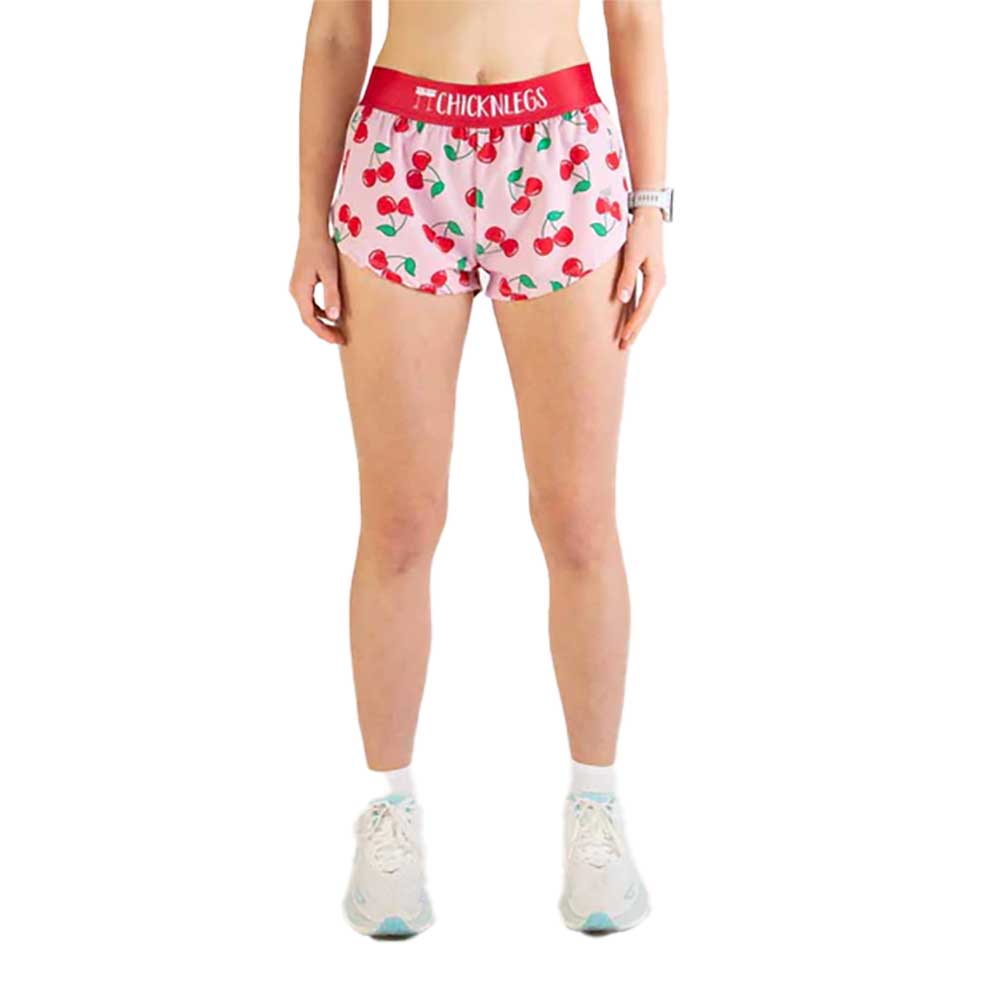 Women's Cherries 1.5" Split Shorts - Cherries