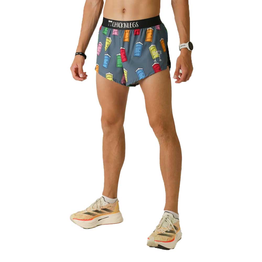 Men's Porta Potty 2" Split Short - Porta Potty