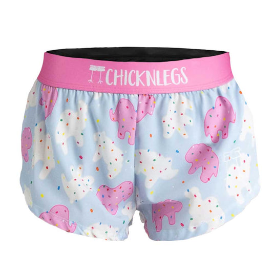 Women's Animal Cookies 1.5" Split Short - Animal Cookies