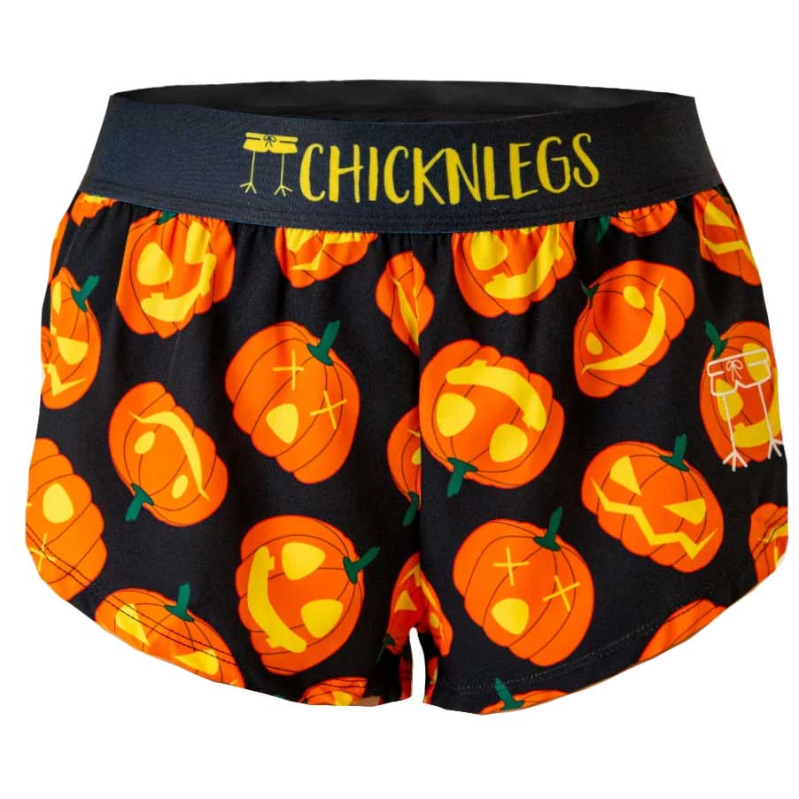Women's Pumpkins 1.5" Split Short - Pumpkins