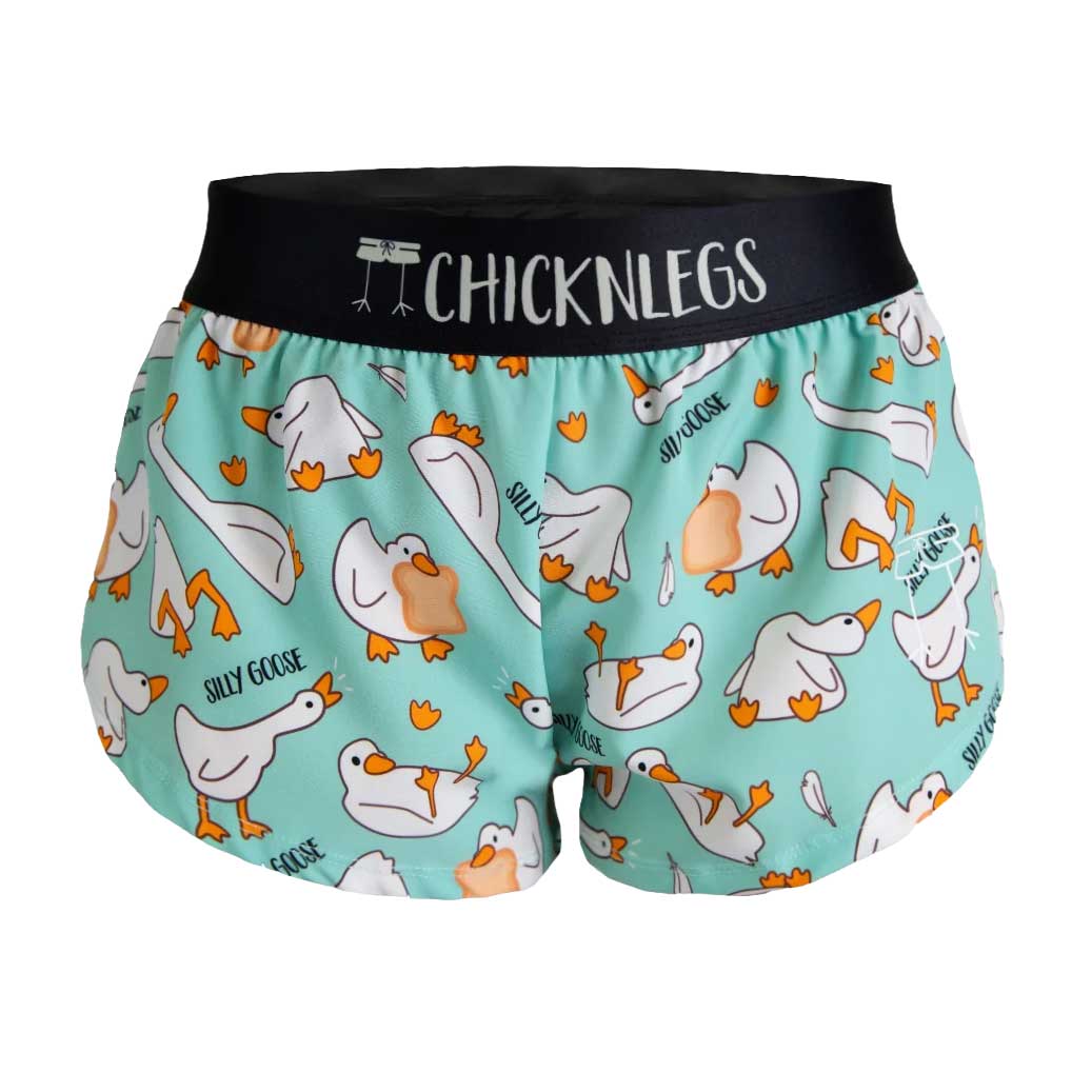 Women's Silly Goose 1.5" Split Shorts - Silly Goose