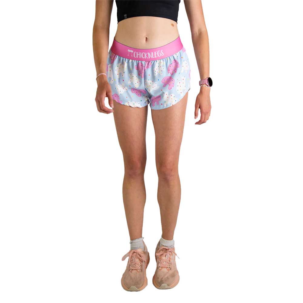 Women's Animal Cookies 1.5" Split Short - Animal Cookies