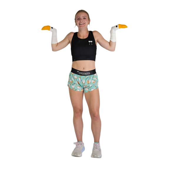 Women's Silly Goose 1.5" Split Shorts - Silly Goose