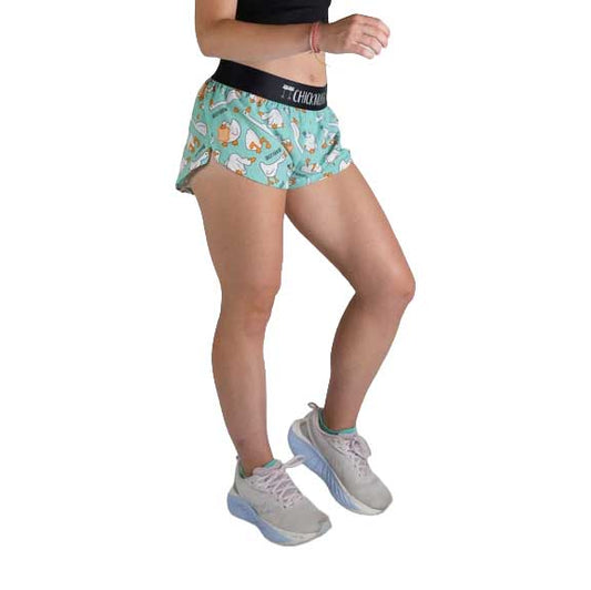 Women's Silly Goose 1.5" Split Shorts - Silly Goose