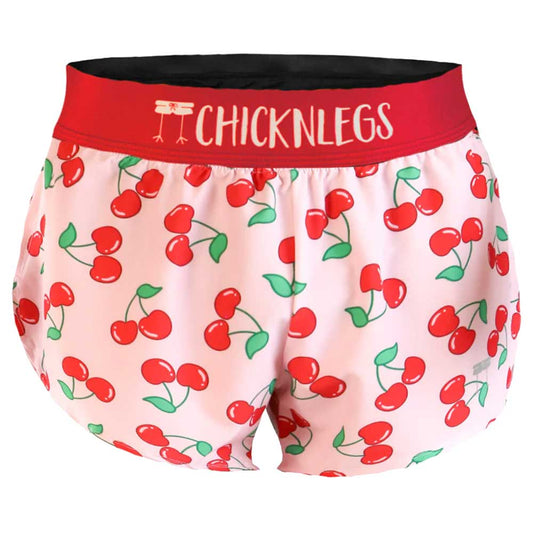 Women's Cherries 1.5" Split Shorts - Cherries