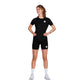 Women's Combat + Short Tights 7" - Black