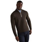 Men's Commuter 1/4 Zip Sweater  - Cafe Noir