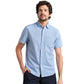 Men's Commuter Seersucker Short Sleeve Button Down - Light Blue