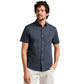 Men's Commuter Seersucker Short Sleeve Button Down - Navy Chambray