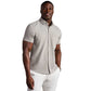 Men's Commuter Seersucker Short Sleeve Button Down - Light Teak Brown