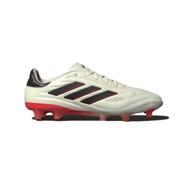 Men's Copa Pure 2 Elite FG Soccer Shoe - Ivory/Core black/Solar red - –  Gazelle Sports